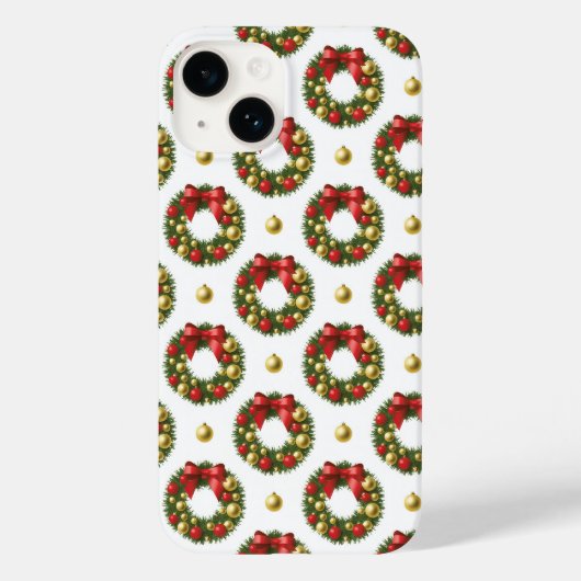 Kerstkransen Case-Mate iPhone Case (Achterkant)
