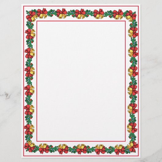 Kerstkransen & Guirlande Briefpapier (Voorkant)