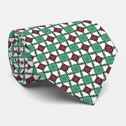 Kerstkransen halsdoek voor kerst stropdas (Opgerold)