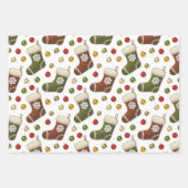 Kerstkransen Inpakpapier Vel (Voorkant 2)