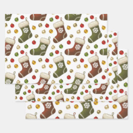 Kerstkransen Inpakpapier Vel