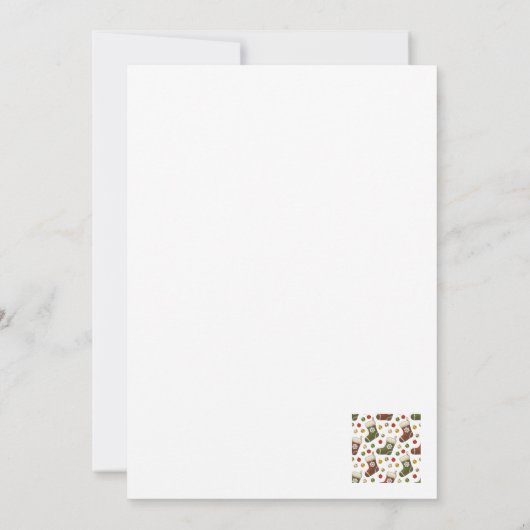 Kerstkransen Kaart (Achterkant)