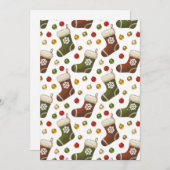 Kerstkransen Kaart (Voorkant / Achterkant)