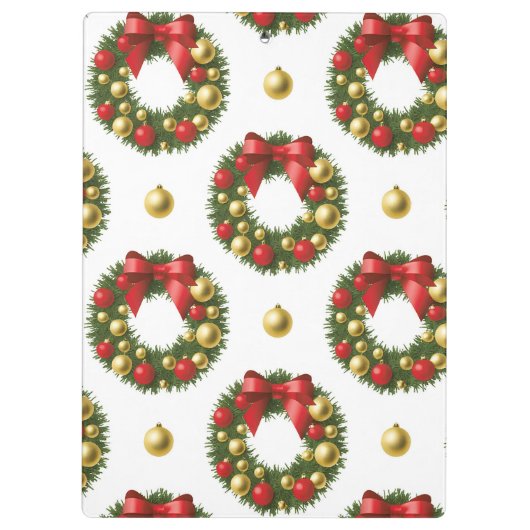 Kerstkransen Klembord (Achterkant)
