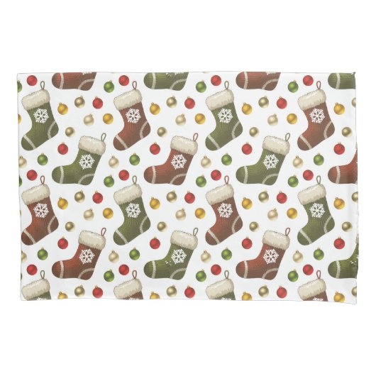 Kerstkransen Kussensloop (Voorkant)