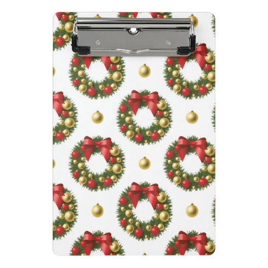 Kerstkransen Mini Klembord (Voorkant)