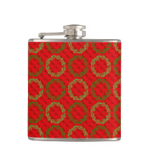 KERSTKRANSEN ROOD MET GOUD