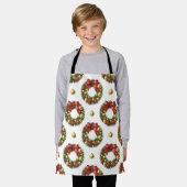 Kerstkransen Schort (Gedragen)