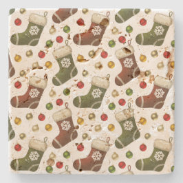 Kerstkransen Stenen Onderzetter