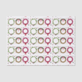 Kerstkransen Vakantie Groet Tissuepapier