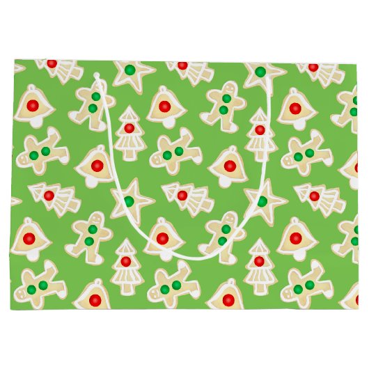 Kerstkransjes Groene Kerst Groot Cadeauzakje (Achterkant)