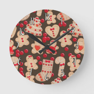Kerstkransjes Kerstkoek Kerstmis Ronde Klok