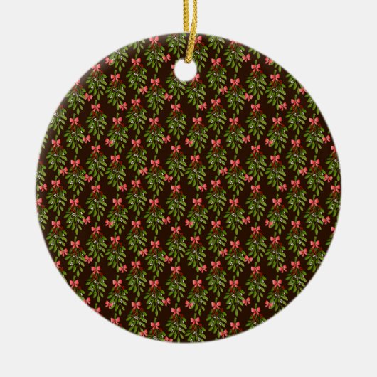 Kerstkransjes - Versiering Keramisch Ornament (Voorkant)