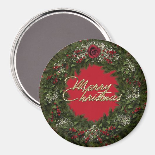 Kerstkransmagneet Magneet (Voorkant / Achterkant)