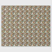 Kerstkransontwerp Cadeaupapier (Vlak)