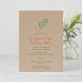 Kerstkransuitwisseling Kraft Feest  Kaart (Staand voorkant)