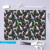 kerstkrant Dalmatian Tissue Paper Tissuepapier (Craft)