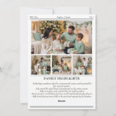 Kerstkrant Foto Familie Nieuwsbrief Feestdagenkaart (Achterkant)