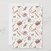 kerstkrant | Leuke sneeuwman vakantie partij Kaart (Achterkant)