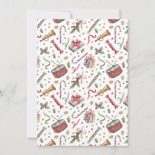 kerstkrant | Leuke sneeuwman vakantie partij Kaart (Achterkant)