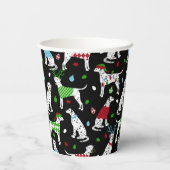 kerstkrantenkopjes papieren bekers (Achterkant)