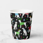 kerstkrantenkopjes papieren bekers (Voorkant)