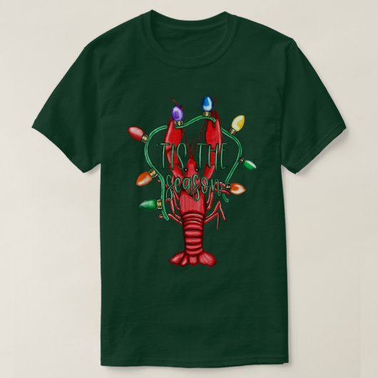 Kerstkreeft dit kerstlicht t-shirt (Design voorkant)