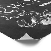 kerstkrijt maakt deel uit van de wereldprijskunst poster (Hoek)