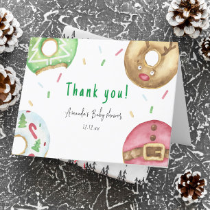 Kerstkringen Bedankt babyshower