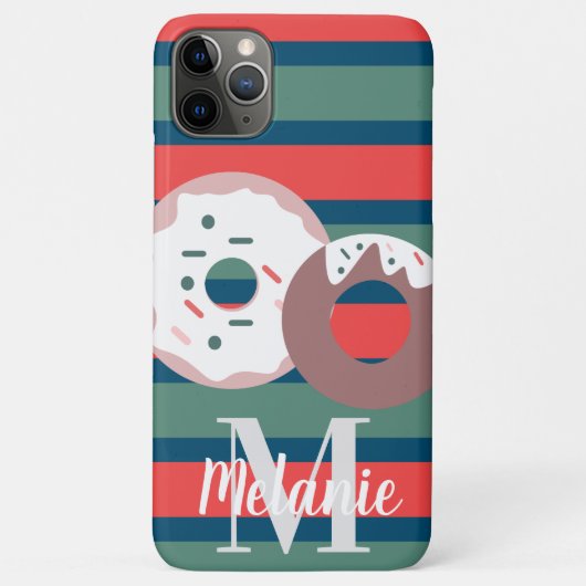 Kerstkringen en Strepen Vakantie Case-Mate iPhone Case (Achterkant)