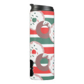 Kerstkringen met Strooidecoratie en Geborstelde Mo Thermosbeker (Geroteerd rechts)