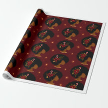 Kerstkroon Inpakpapier