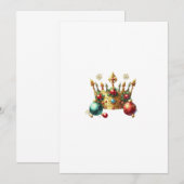 kerstkroon kaart (Voorkant / Achterkant)