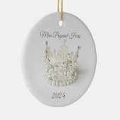 Kerstkroonornament Keramisch Ornament (Rechts)