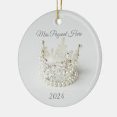 Kerstkroonornament Keramisch Ornament (Links)