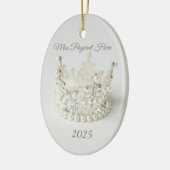 Kerstkroonornament Keramisch Ornament (Links)