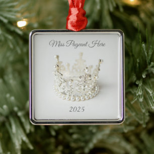 Kerstkroonornament Metalen Ornament