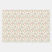 kerstkruiden met grote adem | Witte tekst Inpakpapier Vel (Voorkant)