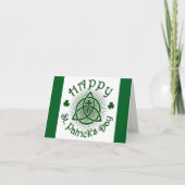 Kerstkruis en klavertjes Vakantiewenskaart Feestdagen Kaart (Voorkant)