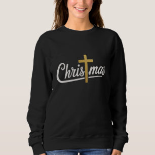 Kerstkruis Familie Matching Jezus Cadeau Idee Trui