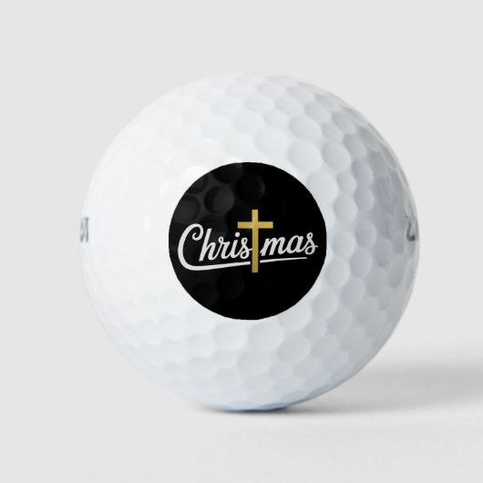 Kerstkruis Familie Matching Jezus Gift Idee Golfballen (Voorkant)