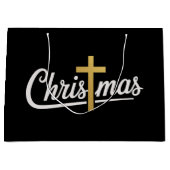 Kerstkruis Familie Matching Jezus Gift Idee Groot Cadeauzakje (Voorkant)