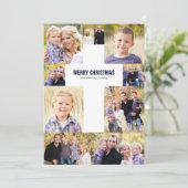 Kerstkruis Foto Collage MultiFoto met kerstmis (Staand voorkant)