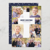 Kerstkruis Foto Collage MultiFoto met kerstmis (Voorkant / Achterkant)