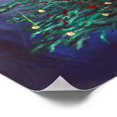 Kerstkruis (kerstboom) poster (Hoek)