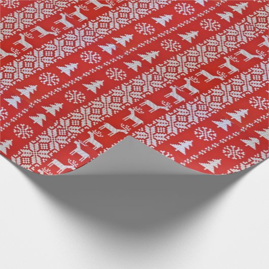 Kerstkruistitel Cadeaupapier (Hoek)