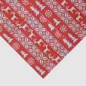 Kerstkruistitel Tissuepapier (Detail)
