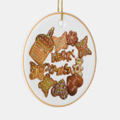 Kerstkrullen Keramisch Ornament (Rechts)