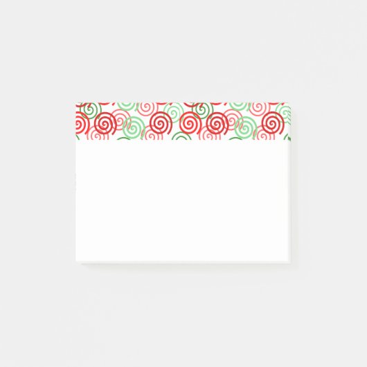 Kerstkrullen post-it® notes (Voorkant)