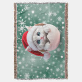 Kerstkuddekeendje Deken (Voorkant Verticaal)